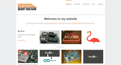 Desktop Screenshot of barryvandam.com